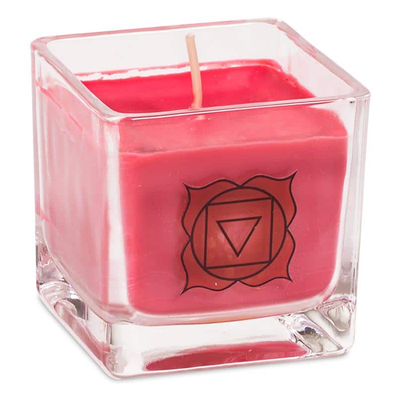 Koolzaadwas ecologische geurkaars 1e chakra — 260 g; 6x6x6 1 Koolzaadwas ecologische geurkaars 1e chakra — 260 g; 6x6x6